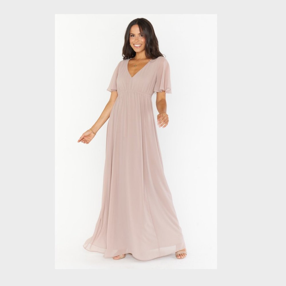 Show me your mumu emily empire maxi dress NWOT L